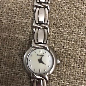 Bulova vintage watch pearl face great  condition WATER PROOF  SALE LAST DROP